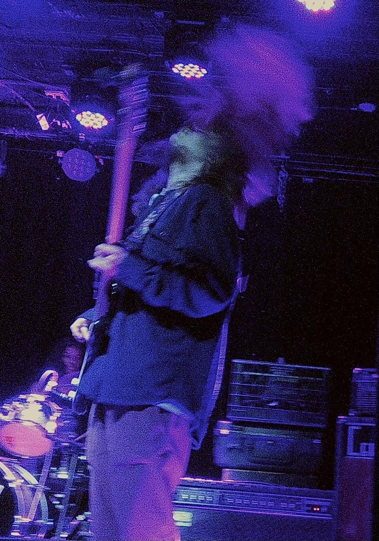 Band performing live