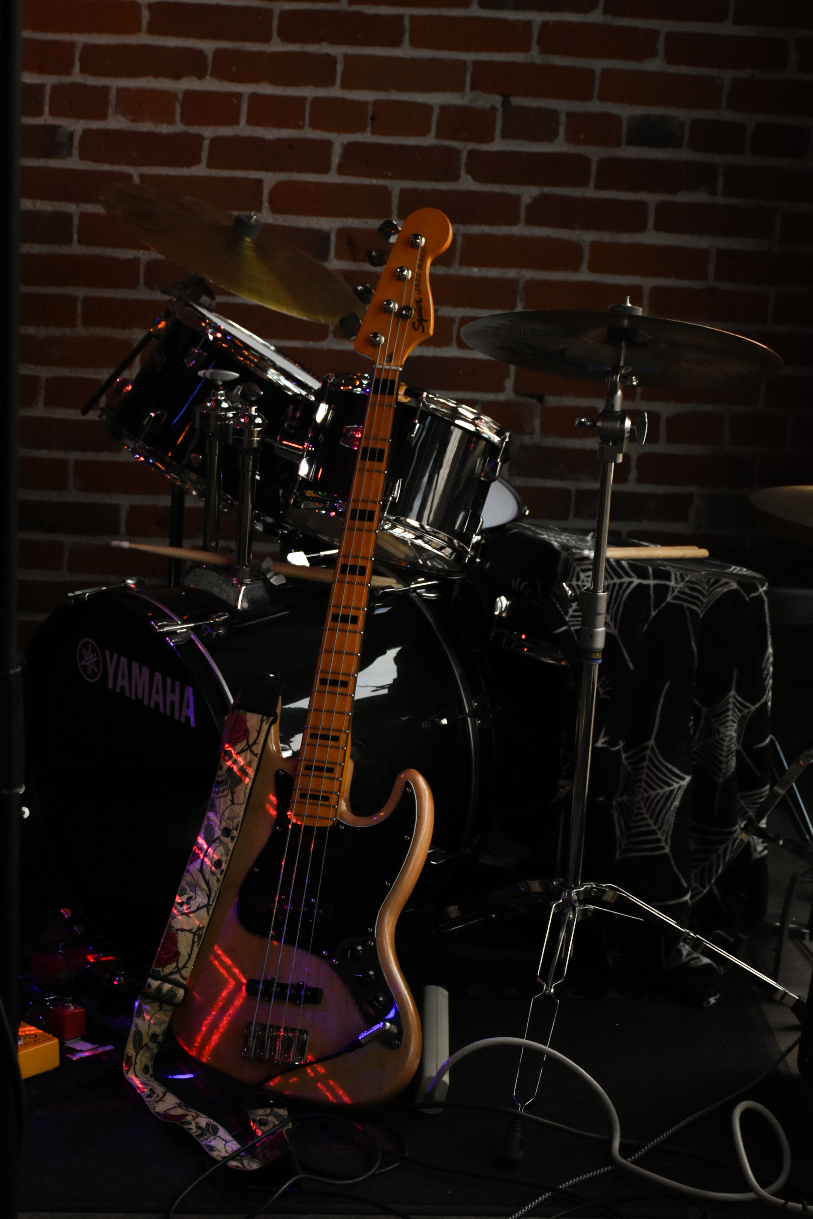 Behind the scenes of a recording session